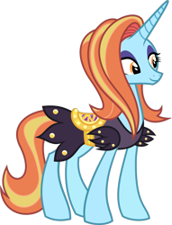Size: 3382x4420 | Tagged: safe, artist:starryshineviolet, sassy saddles, pony, unicorn, forever filly, g4, clothes, dress, eyeshadow, female, high res, makeup, mare, saddle, simple background, solo, tack, transparent background, vector