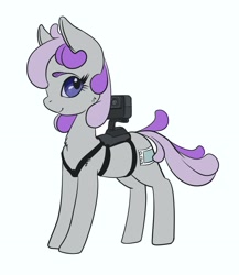 Size: 1906x2196 | Tagged: safe, artist:kovoranu, oc, oc only, pony, g5, gopro, simple background, solo, white background