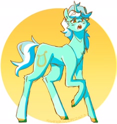 Size: 1942x2069 | Tagged: safe, artist:wintersleptart, lyra heartstrings, pony, unicorn, g4, abstract background, female, mare, solo