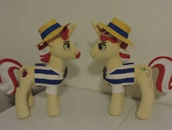 Size: 800x600 | Tagged: safe, artist:little-broy-peep, flam, flim, pony, unicorn, g4, brothers, duo, duo male, flim flam brothers, irl, male, photo, plushie, siblings, stallion