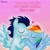 Size: 1400x1400 | Tagged: safe, artist:mlplary6, rainbow dash, soarin', pegasus, pony, g4, boyfriend and girlfriend, duo, eyes closed, female, holding hooves, kiss on the lips, kissing, love, male, mare, romantic, ship:soarindash, shipping, stallion, straight, text