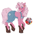 Size: 1000x1000 | Tagged: safe, artist:kazmuun, idw, strawberry gem, pony, unicorn, series:kazmuun's drawing every pony, g4, ;d, alternate design, blue eyelashes, blushing, boots, chest fluff, clothes, coat markings, colored eyelashes, colored pinnae, colored pupils, coronet (coat marking), cowboy boots, curved horn, dorsal stripe, ear piercing, earring, eye clipping through hair, eyebrows, eyebrows visible through hair, facial markings, female, freckles, gradient ears, gradient legs, gray pupils, grin, heart, heart eyes, hooped earrings, horn, jewelry, leg fluff, leg freckles, looking at you, mare, neck freckles, one eye closed, open mouth, open smile, overalls, patch, piercing, raised hoof, redesign, shoes, shoulder fluff, simple background, smiling, snip (coat marking), solo, standing, star (coat marking), transparent background, wingding eyes, wink, winking at you