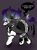 Size: 767x1035 | Tagged: safe, artist:woofpoods, oc, oc only, oc:d'taygo, bat pony, demon, demon pony, pony, snake, 2d, clothes, clothes swap, maid, outfit, snek, solo, stockings, thigh highs