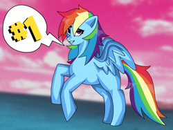 Size: 4000x3000 | Tagged: safe, artist:sleepymist, rainbow dash, pegasus, pony, g4, #1, solo