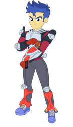 Size: 1900x3283 | Tagged: safe, artist:gmaplay, flash sentry, human, equestria girls, g4, kamen rider, kamen rider ryuki, male, simple background, solo, transparent background