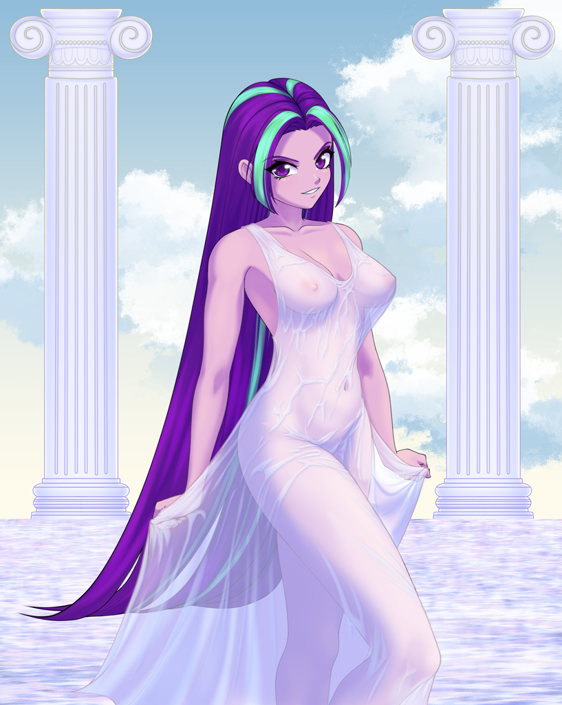3128480 - questionable, artist:rileyav, aria blaze, human, equestria girls...