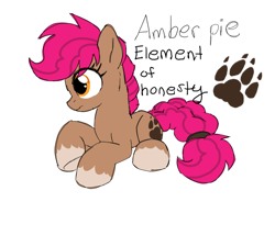 Size: 880x791 | Tagged: safe, artist:solixy406, oc, pony, alternate universe, element of honesty, simple background, solo, white background