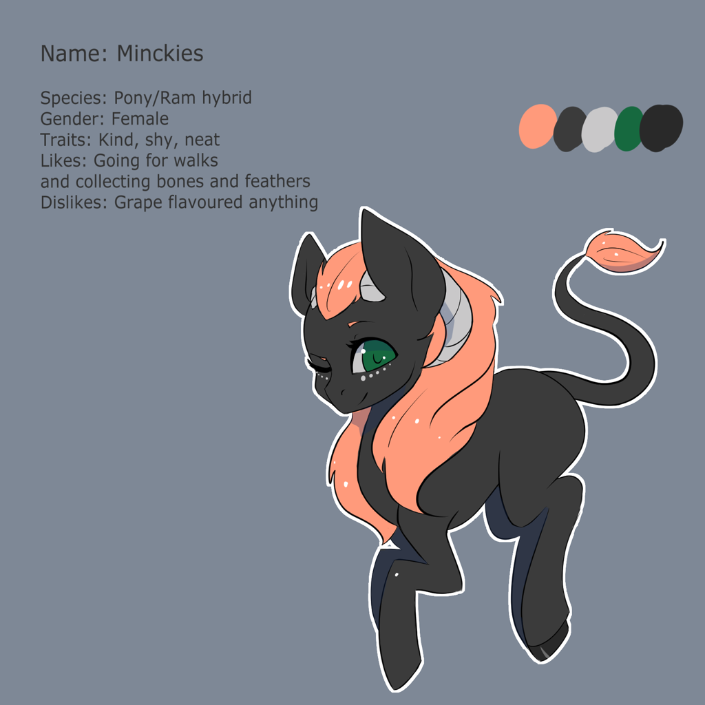 3129021 Safe Artist Minckies Oc Oc Only Goat Goat Pony Pony