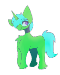 Size: 1000x1250 | Tagged: artist needed, safe, oc, oc:green byte, pony, unicorn, male, simple background, solo, stallion, transparent background