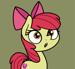 Size: 2048x1881 | Tagged: safe, artist:ewoudcponies, apple bloom, earth pony, pony, g4, female, simple background, solo