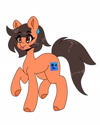 Size: 1638x2048 | Tagged: safe, artist:dub_doodles, oc, oc only, oc:robertapuddin, earth pony, pony, earth pony oc, female, simple background, solo, white background