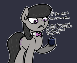 Size: 2048x1687 | Tagged: safe, artist:ewoudcponies, octavia melody, earth pony, pony, g4, female, gray background, simple background, solo, speaker