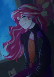 Size: 1240x1754 | Tagged: safe, artist:amazingpuffhair, sunset shimmer, human, equestria girls, g4, commission, female, solo