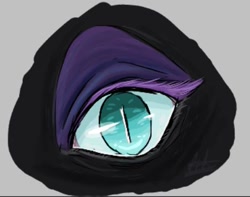 Size: 473x372 | Tagged: safe, artist:dragonfang103, nightmare moon, g4, close-up, extreme close-up, eye, eyeshadow, makeup, slit pupils, solo