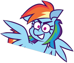 Size: 1020x864 | Tagged: safe, artist:threetwotwo32232, rainbow dash, pegasus, pony, g4, female, looking at you, mare, simple background, solo, transparent background