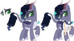 Size: 4427x2462 | Tagged: safe, artist:nathy2001, oc, oc only, oc:diamond plum, dracony, hybrid, back scales, base used, clothes, female, flank scales, horns, interspecies offspring, measuring tape, offspring, parent:rarity, parent:spike, parents:sparity, raised hoof, shirt, simple background, smiling, solo, trans female, transgender, transparent background, turned head