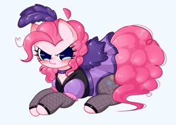Size: 3240x2312 | Tagged: safe, artist:arwencuack, pinkie pie, earth pony, pony, g4, adorable face, angry, angry face, clothes, cute, dress, high res, madorable, nose wrinkle, saloon dress, saloon pinkie, scrunchy face, solo