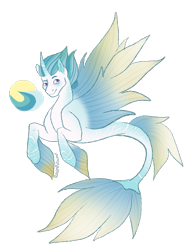 Size: 1209x1549 | Tagged: safe, artist:caliartshow, oc, oc only, alicorn, seapony (g4), adoptable, blue eyes, blue mane, digital art, dorsal fin, eyelashes, fin, fin wings, fins, fish tail, flowing mane, flowing tail, jewelry, looking at you, male, mermay, seaponified, signature, simple background, smiling, smiling at you, solo, species swap, spread wings, stallion, stallion oc, tail, transparent background, wings, yellow eyes