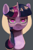 Size: 931x1396 | Tagged: safe, artist:egil, twilight sparkle, pony, unicorn, g4, bust, female, mare, nimbus, portrait, solo, unicorn twilight