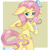 Size: 3000x3000 | Tagged: safe, artist:fd, fluttershy, butterfly, pegasus, pony, semi-anthro, g4, :3, bandage, bandaged hoof, bandaged leg, belly button, bipedal, colored ear fluff, colored eyebrows, colored hooves, colored lineart, colored pupils, eyebrows, eyelashes, feathered wings, female, floppy ears, high res, hoof fluff, long mane, long tail, loose hair, mare, nya, pink mane, raised hooves, simple background, solo, standing on two hooves, tail, wings