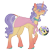 Size: 1000x1000 | Tagged: safe, artist:kazmuun, upper crust, pony, unicorn, series:kazmuun's drawing every pony, g4, alternate design, clothes, colored eartips, colored eyelashes, concave belly, crustabetes, curved horn, ear piercing, earring, female, fetlock tuft, freckles, gradient ears, gradient horn, gradient legs, horn, jewelry, leg fluff, mare, necklace, piercing, purple eyelashes, raised hoof, raised leg, redesign, screencap reference, signature, simple background, solo, sweater, tail, transparent background, unshorn fetlocks, white pupils