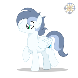 Size: 3500x3500 | Tagged: safe, artist:r4hucksake, oc, oc only, oc:frosty clef, pegasus, pony, base used, high res, male, simple background, solo, stallion, transparent background