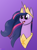 Size: 1800x2424 | Tagged: safe, artist:passionpanther, twilight sparkle, alicorn, pony, g4, my little pony: friendship is magic, the last problem, older, older twilight, older twilight sparkle (alicorn), princess twilight 2.0, purple background, simple background, solo, twilight sparkle (alicorn)