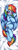 Size: 1445x4096 | Tagged: safe, artist:wkirin, rainbow dash, pegasus, pony, g4, belly button, body pillow, body pillow design, chest fluff, cute, dashabetes, female, frog (hoof), high res, mare, open mouth, sexy, solo, stupid sexy rainbow dash, underhoof