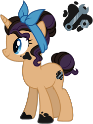 Size: 1057x1405 | Tagged: safe, artist:strawberry-spritz, oc, oc only, pony, unicorn, female, magical lesbian spawn, mare, offspring, parent:fresh coat, parent:rarity, simple background, solo, transparent background