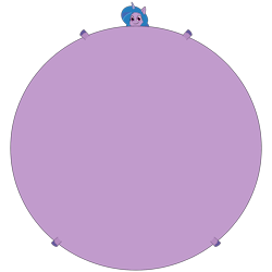 Size: 2048x2048 | Tagged: safe, artist:haleyjadefriedman, izzy moonbow, pony, unicorn, g5, my little pony: tell your tale, belly, big belly, circle tool, female, high res, huge belly, impossibly large belly, inflation, izzy moonblimp, mare, simple background, spherical inflation, transparent background