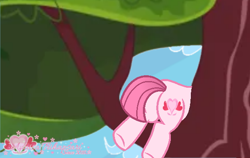 Size: 600x380 | Tagged: safe, artist:muhammad yunus, oc, oc:annisa trihapsari, earth pony, pony, g4, annibutt, butt, butt only, buttstuck, earth pony oc, female, mare, plot, solo, stuck, tail, tree, watermark