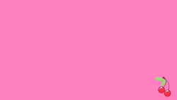 Size: 1920x1080 | Tagged: safe, artist:zacatron94, cherry berry, g4, cutie mark, cutie mark only, desktop background, minimalist, no pony, pink background, simple background, wallpaper