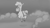 Size: 1920x1080 | Tagged: safe, artist:hitsuji, paprika (tfh), alpaca, them's fightin' herds, basket, cloven hooves, community related, female, grayscale, happy, jumping, monochrome, mouth hold, picnic basket, solo, tfh moods