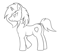 Size: 1560x1376 | Tagged: safe, artist:star flame, oc, oc only, oc:star flame, pony, unicorn, male, simple background, sketch, solo, white background
