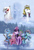 Size: 968x1441 | Tagged: safe, artist:kutakoru, gilda, prince blueblood, rainbow dash, spike, trixie, twilight sparkle, dragon, griffon, pegasus, pony, unicorn, g4, 2012, alternate universe, crossover, fanfic art, final fantasy, final fantasy vi, snow, sword, team, unicorn twilight, weapon