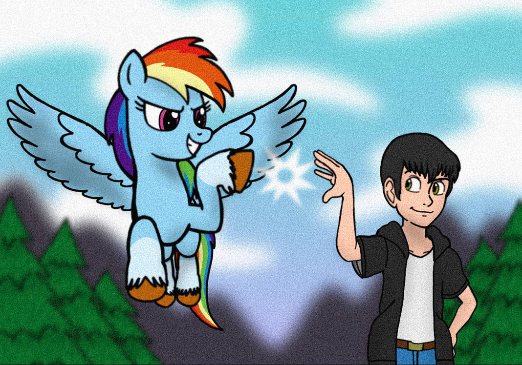 Safe Artist J Mantheangel Rainbow Dash Oc Oc J Man Oc