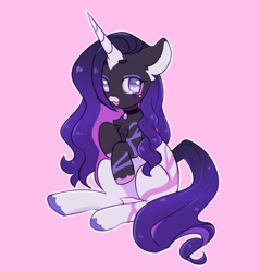 Size: 924x965 | Tagged: safe, artist:horseyuris, oc, oc only, pony, unicorn, cute, request, requested art, simple background, solo