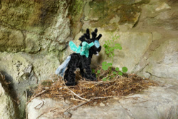 Size: 5472x3648 | Tagged: safe, alternate version, artist:malte279, part of a set, changeling, chenille, chenille stems, chenille wire, craft, irl, part of a series, photo, pipe cleaner sculpture, pipe cleaners, solo