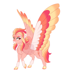 Size: 3000x3200 | Tagged: safe, artist:gigason, oc, oc only, oc:firebolt, pegasus, pony, colored wings, female, high res, mare, multicolored wings, offspring, parent:lightning dust, simple background, solo, transparent background, wings