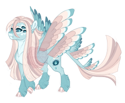 Size: 2796x2300 | Tagged: safe, artist:gigason, oc, oc only, oc:insight, pegasus, pony, seraph, colored wings, female, high res, mare, multicolored wings, multiple eyes, multiple wings, simple background, solo, tail wings, transparent background, wings