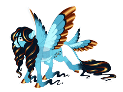 Size: 4000x3000 | Tagged: safe, artist:gigason, oc, oc only, oc:sweet lullaby, pegasus, pony, colored wings, female, mare, multicolored wings, simple background, solo, tail wings, transparent background, unshorn fetlocks, wings