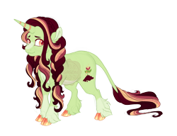 Size: 3000x2300 | Tagged: safe, artist:gigason, oc, oc only, oc:growth spurt, pony, unicorn, cloven hooves, female, high res, mare, simple background, solo, transparent background