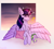 Size: 3000x2670 | Tagged: safe, artist:tocik, spike, twilight sparkle, alicorn, pony, g4, chest fluff, crossed hooves, female, high res, mare, pillow, plushie, signature, smiling, solo, spike plushie, twilight (astronomy), twilight sparkle (alicorn)