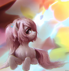 Size: 2444x2500 | Tagged: safe, artist:rvsd, oc, oc only, earth pony, pony, abstract background, earth pony oc, female, high res, looking at you, mare, solo