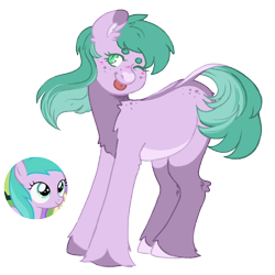 Size: 1000x1000 | Tagged: safe, artist:kazmuun, aura (g4), pony, g4, female, filly, foal, simple background, solo, transparent background