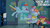 Size: 2000x1125 | Tagged: safe, edit, edited screencap, editor:quoterific, screencap, bow hothoof, rainbow dash, scootaloo, windy whistles, pegasus, pony, g4, parental glideance, abuse, bag, camera, female, filly, foal, locker room, male, mare, saddle bag, stallion