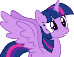 Size: 1474x1138 | Tagged: safe, color edit, edit, edited screencap, editor:incredibubbleirishguy, screencap, twilight sparkle, alicorn, pony, g4, magical mystery cure, background removed, beautiful, colored, happy, lighting, lighting edit, simple background, smiling, solo, spread wings, touched, transparent background, twilight sparkle (alicorn), wings