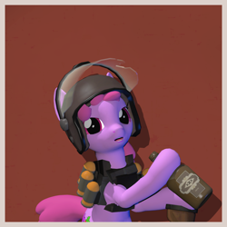 Size: 2260x2260 | Tagged: safe, artist:xafilah, berry punch, berryshine, earth pony, pony, g4, 3d, high res, solo, team fortress 2