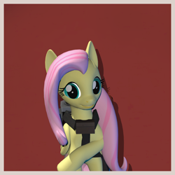 Size: 2260x2260 | Tagged: safe, artist:xafilah, fluttershy, pegasus, pony, g4, 3d, high res, solo, team fortress 2