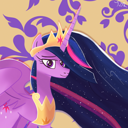 Size: 2000x2000 | Tagged: safe, artist:thebigstuff98, twilight sparkle, alicorn, pony, g4, my little pony: friendship is magic, the last problem, crown, female, high res, jewelry, older, older twilight, older twilight sparkle (alicorn), peytral, princess twilight 2.0, regalia, solo, twilight sparkle (alicorn)